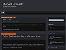 Tablet Screenshot of mgraessle.net